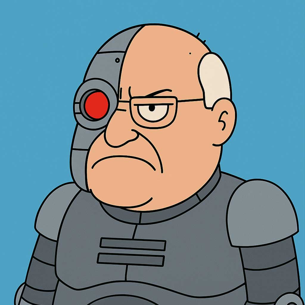 Dick Chainy cyborg no hart meme